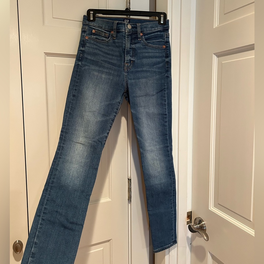 Gap skinny blue jeans, size 0 / size 25